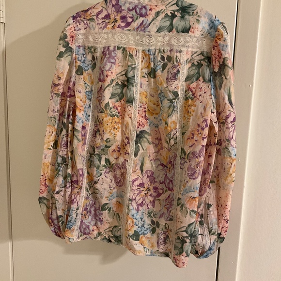 Zimmermann Halliday Lace Trim Shirt - Picture 8 of 11